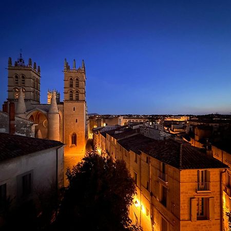 Apartamento La Terrasse, Vue Sur Les Toits De Montpellier Exterior foto