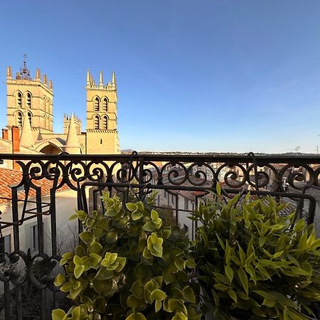 Apartamento La Terrasse, Vue Sur Les Toits De Montpellier Exterior foto