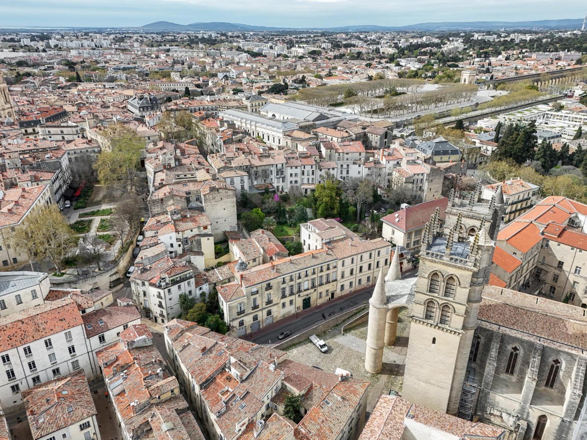 Apartamento La Terrasse, Vue Sur Les Toits De Montpellier Exterior foto